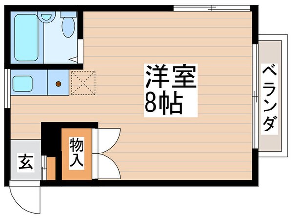 ピアザ西国分寺の物件間取画像